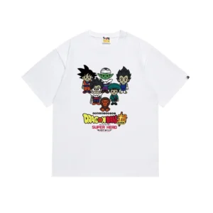 Bape Dragon Ball Super White T Shirt, Cute