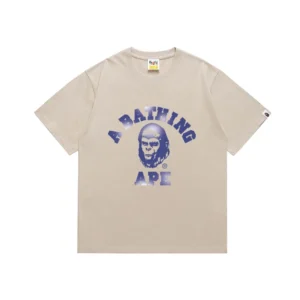 A Bathing Ape Beige Tee: Comfortable