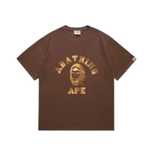 A Bathing Ape Brown Tee: Comfortable
