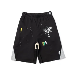 GALLERY DEPT. Artistic Black Shorts, Unique