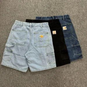 Carhartt Denim Shorts Black Work Inspired
