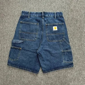 Carhartt Dark Blue Denim Shorts Workwear