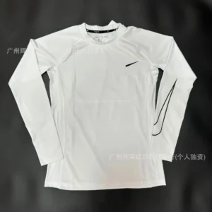 Nike White Long Sleeve: Sporty