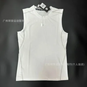 Under Armour White Sleeveless: Breathable