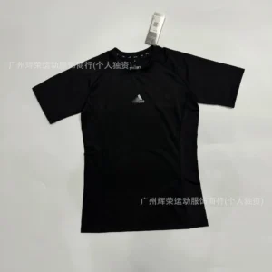 Adidas Black Short Sleeve T Shirt for Active
