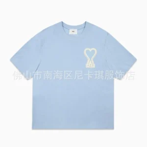 Ami Light Blue T Shirt: Comfortable