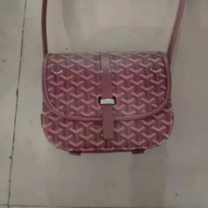Goyard Burgundy Handbag: Chic Accessory for