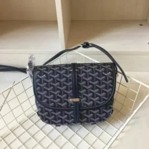 Goyard Navy Handbag: Chic Design, High end