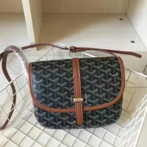 Goyard Dark Blue Leather Handbag: Timeless