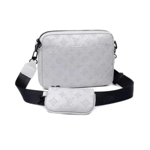 Louis Vuitton Light Gray Monogram Cross