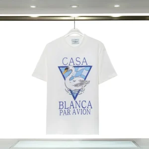 Casablanca White Graphic T shirt, Unique