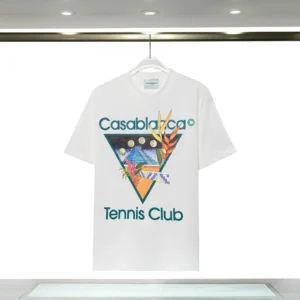 Casablanca White T shirt with Tropical