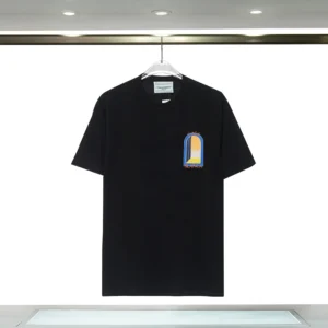 Casablanca Black Arch Emblem T Shirt, Urban