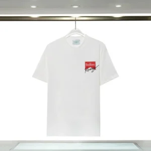 Casablanca White Tee: Stylish Minimalist