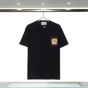 Casa Blanca Black Tee: Artistic Design