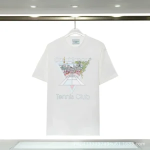 Casablanca Tennis Club White T Shirt