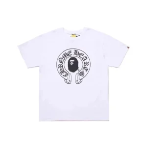 BAPE White Graphic T Shirt, Cool and Trendy