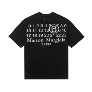 Maison Margiela Black Tee: Artistic Parisian