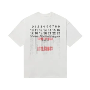 Maison Martin Margiela White Tee: Numerical