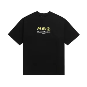 Maison Margiela Black Tee: Iconic Branding