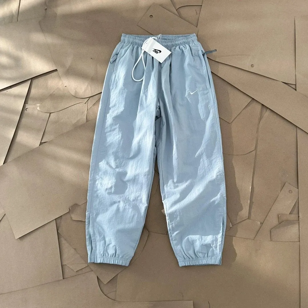 Nike Light blue Casual Pants: Ideal for