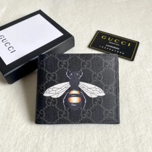 Gucci Black Wallet with Bee: Italian