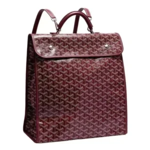 Goyard Burgundy Monogram Backpack: Luxury on