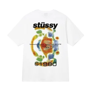 Stussy White Tee: Soul Infused, Trendy