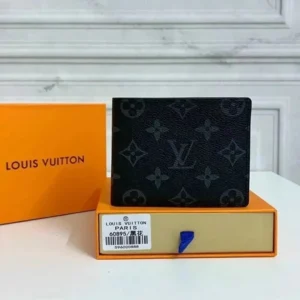 Louis Vuitton 60895 Black Wallet Timeless