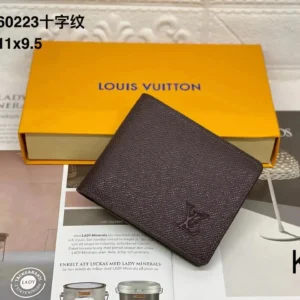 Louis Vuitton 60223 Dark Brown Wallet Timeless Design