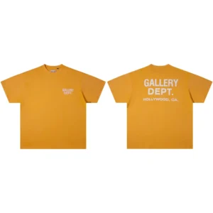 Gallery Dept. Yellow Tee: Vintage inspired Street Style