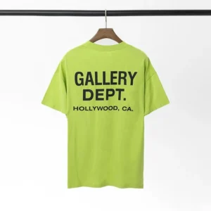 Gallery Dept. Lime Green Tee: Hollywood