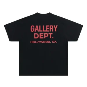 Gallery Dept. Black Tee: Edgy and Stylish