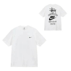 Nike White Graphic T Shirt: Urban and Sporty
