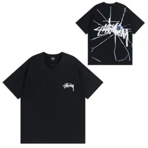 Stussy Black T Shirt: Iconic Logo