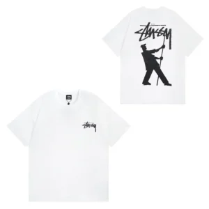 Stussy White T Shirt: Streetwear with