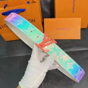Louis Vuitton Iridescent Belt: Futuristic