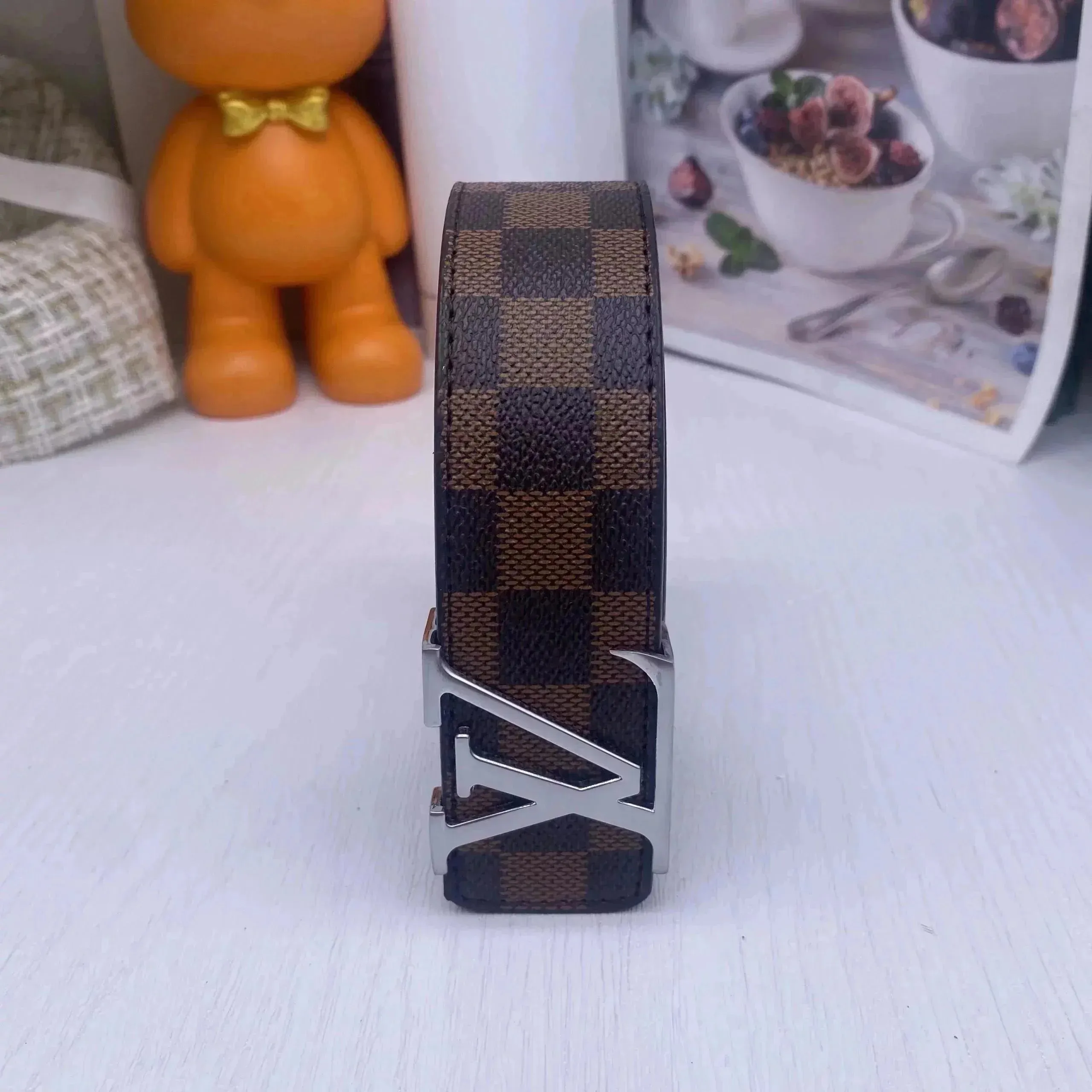 Louis Vuitton Brown Black Belt: Timeless