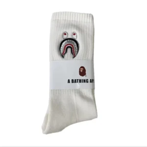A Bathing Ape White Socks: Luxury Meets