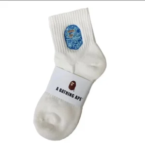 A Bathing Ape White Socks: Comfort and Urban
