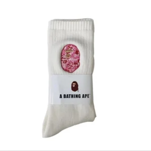 A Bathing Ape White Socks: Trendy and Eye
