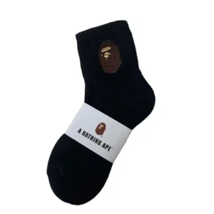 A Bathing Ape Black Socks: Iconic Street