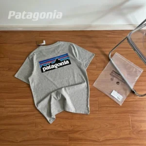 Patagonia Grey Graphic T Shirt: Comfort for