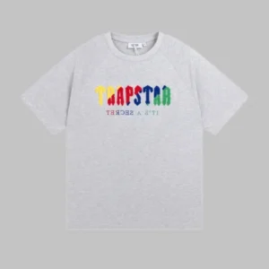 Trapstar Grey Tee: Urban Style with Bold