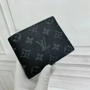 Louis Vuitton Black Wallet Timeless Monogram