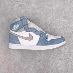 Nike Air Jordan 1 Blue: Denim style Street