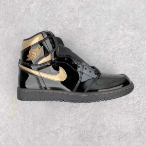 Nike Air Jordan 1 Black Gold Premium