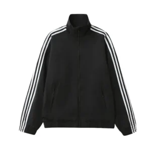 Adidas Striped Track Jacket: Durable