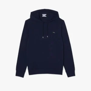 Lacoste Men's Navy Hoodie: Sporty Style for