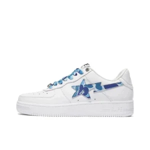 BAPE White Blue Laced Street
